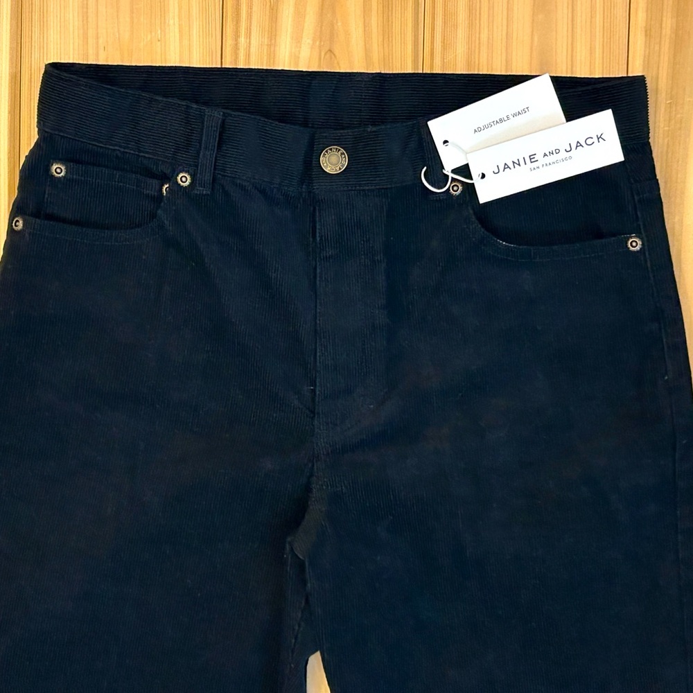 NEW Janie and Jack Boys Size 18 THE STRAIGHT LEG CORDUROY PANT NWT